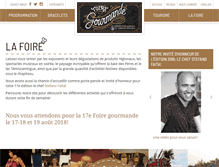 Tablet Screenshot of foiregourmande.ca